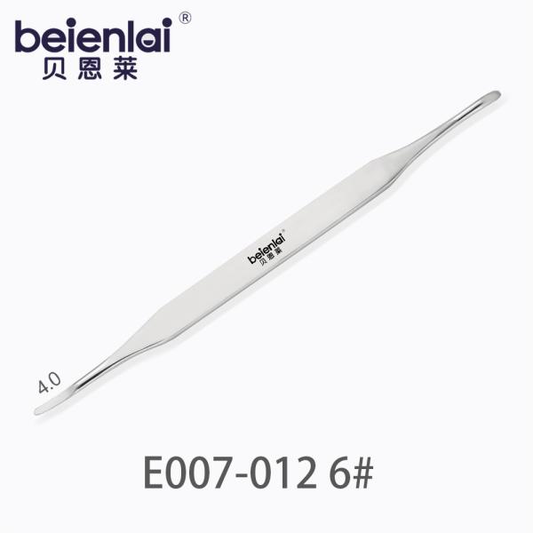 Benlai Periosteal Elevator E007-012 BBS 6#, Double End Straight Tip 4, 3*10 Flat Handle